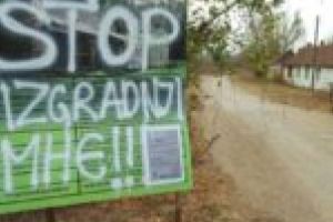 O microhidrocentrală din Serbia ar putea seca râul Nera în zona a trei sate cărăşene!