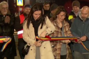 Autostrada Urbana a fost inaugurata. Reprezentantii CNAIR au taiat panglica 