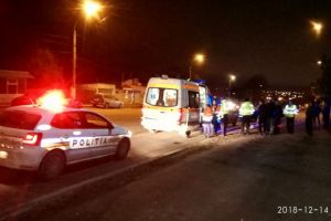Accident rutier in Ovidiu. Victima este un pieton . Ambulanta la fata locului 