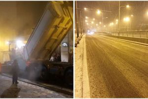 Ninge fără oprire la Timişoara, SDM asfaltează în Cetate. Aţi văzut utilaje de deszăpezire pe străzi?
