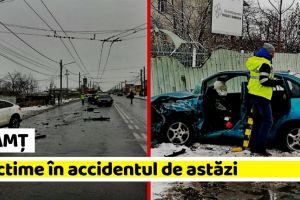 Neamţ: 7 victime în accidentul de astăzi, cu 4 maşini implicate (FOTO-VIDEO)