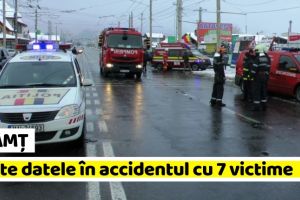 Neamţ: Poliţiştii au stabilit cum s-a petrecut accidentul în care 7 persoane au ajuns la spital