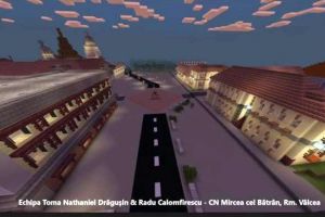 Cum va arăta Cetatea Alba Iulia în anul 2118, în viziunea elevilor câştigători ai concursului Naţional Minecraft pentru Educaţie