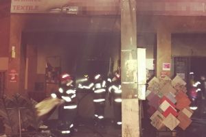 Incendiu la un magazin de constructii din judetul Tulcea 