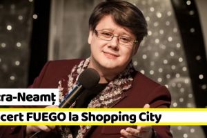 Piatra-Neamţ: Concert FUEGO la Shopping City Piatra-Neamţ