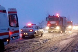 Accidente, copaci căzuţi şi cabluri rupte, în timpul codului portocaliu din Timiş