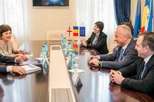 Delegaţie din Tbilisi (Georgia), în vizită la UMFST Târgu-Mureş