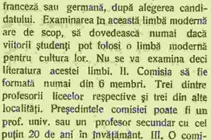 Cum arăta examenul de bacalaureat acum 90 de ani şi ce se întămpla dacă un candidat „cădea” la o materie