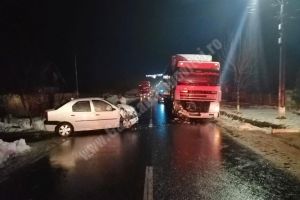 Accident la Corbii Mari pe DN 61. Două persoane rănite