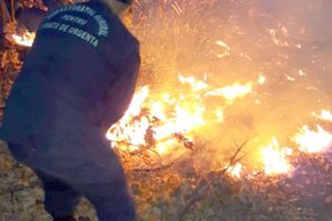 BĂRBAT CARBONIZAT ÎN INCENDIU LA DRĂGANU