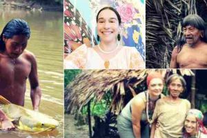 FOTO: O tânără originară din Alba călătoreşte în regiunea Amazonului, descoperind colţuri misterioase ale junglei şi trăind în comunităţi indigene