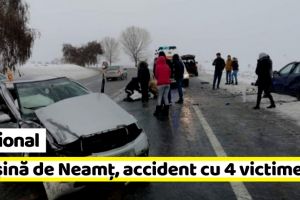 Naţional: Maşină de Neamţ, accident cu 4 victime la Iaşi (FOTO)