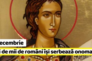 17 decembrie: Zeci de mii de români îşi serbează astăzi ziua numelui