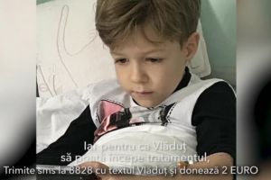 AJUTAŢI-L PE VLĂDUŢ! Apel umanitar: Un băieţel de 6 ani, diagnosticat cu neuroblastom POATE FI SALVAT