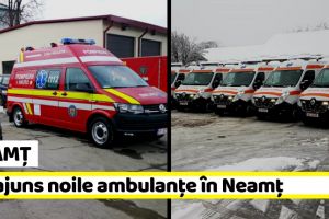 Neamţ: Au ajuns noile ambulanţe în Neamţ (FOTO)