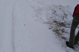 Localnici din Samarineşti, fără curent de 4 zile! Stâlp atârnând în fire, la mică distanţă de şcoală