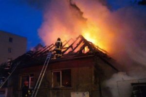 Incendiu la o casă din Săcele