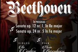 Joi, recital cameral cu creaţii ale lui Beethoven