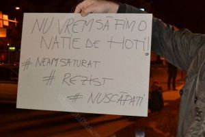 La Bistriţa, încep protestele împotriva  amnistiei şi graţierii