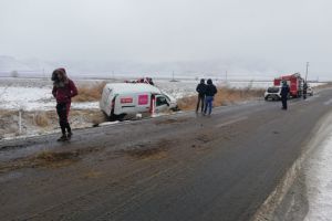 Tulcea: Accident rutier pe DN 22 D intre localitatile Cerna si Macin. O persoana, transportata la spital