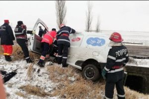 ACCIDENT grav la Tulcea. VICTIMĂ ÎNCARCERATĂ