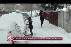 NOI DECIZII LUATE DE ROMANESCU DUPĂ EȘECUL PRIVIND DESZĂPEZIREA