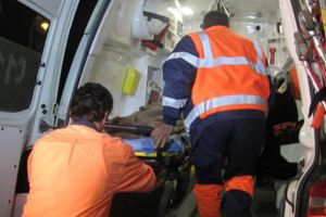 Acroşat de un şofer neatent, a ajuns tumefiat la spital