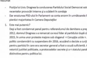 Document INCENDIAR care CUTREMURĂ scena politică din România! Notă informativă pentru Juncker, din România