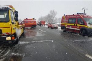 ACCIDENT extrem de GRAV. PLANUL ROŞU de intervenţie a fost ACTIVAT