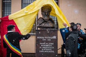 Programul SMV pentru Centenar continua! Bust al lui MIHAI VITEAZU dezvelit la Păuleşti, jud. Satu Mare
