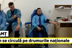 Neamţ: Poliţişti din Săbăoani au donat sânge pentru cei care au nevoie urgentă de transfuzii