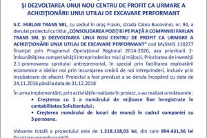 CONSOLIDAREA POZIŢIEI PE PIAŢĂ A COMPANIEI FARLAN TRANS SRL ŞI DEZVOLTAREA UNUI NOU CENTRU ...