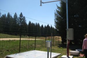 Staţie evaporimetrică experimentală în Poiana Junilor