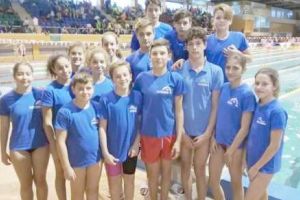 FOTO: Înotătorii de la LPS Alba Iulia, la naţionalele de poliatlon cadeţi, ultimul concurs al anului