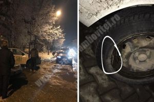 TÂRGOVIȘTE: Mai multe maşini au picat victime ale gropilor din Cartierul Tineretului