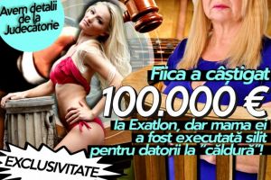 Fiica a castigat 100.000 euro la Exatlon, dar mama ei a fost executata silit pentru datorii la caldura