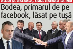 Bodea, primarul de pe facebook, lăsat pe tuşă de colegii liberali din Moldova