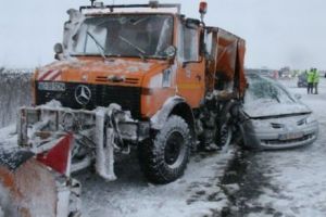 CARAMBOL cu opt maşini, pe A3, la Brazi