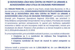 CONSOLIDAREA POZIŢIEI PE PIAŢĂ A COMPANIEI FARLAN TRANS SRL ŞI DEZVOLTAREA UNUI NOU CENTRU ...