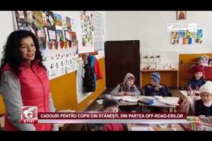 CADOURI PENTRU COPIII DIN STĂNEȘTI, DIN PARTEA OFF-ROAD-ERILOR