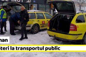 Roman: Peste 50 de microbuze, autobuze, taximetre, controlate de poliţişti (FOTO)