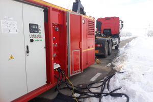 FOTO. Situaţie de criză în Timiş. ISU Satu Mare a trimis un generator de curent