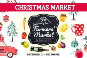 Christmas Local Farmers’ Market vă aşteaptă în straie festive