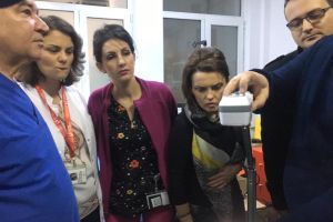 Membrii Rotary Târgu-Jiu au donat şi la UPU un dispozitiv de vizualizare a venelor