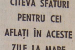 BIZAR. „Scânteia tineretului” în învăţa pe români, în decembrie 1989, cum să se bronzeze