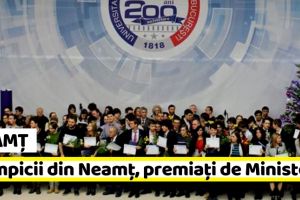 Neamţ: Olimpicii internaţionali din Neamţ, premiaţi de statul român