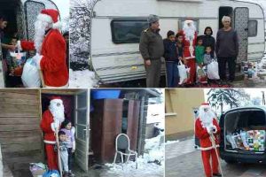 FOTO, VIDEO: Daruri din suflet pentru copiii nevoiaşi, din partea Unităţii Militare 01585 Petreşti