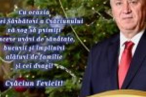 Ion Prioteasa, preşedinte al Consiliului Judeţean Dolj: Crăciun Fericit!
