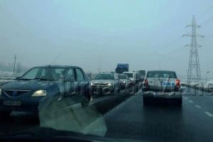 FOTO-ULTIMĂ ORĂ: Trafic infernal pe centura Focşaniului