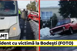 Neamţ: Accident cu victimă la Bodeşti (FOTO)